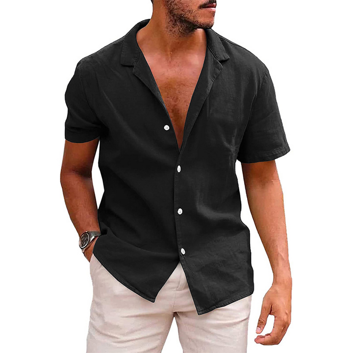 Camicia da uomo estiva e casual per giornate comode e disinvolte