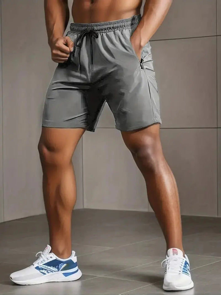 Pantaloni sportivi VIQA da uomo - Pantaloni fitness ad asciugatura rapida, leggeri e confortevoli con coulisse regolabile per gli sport estivi