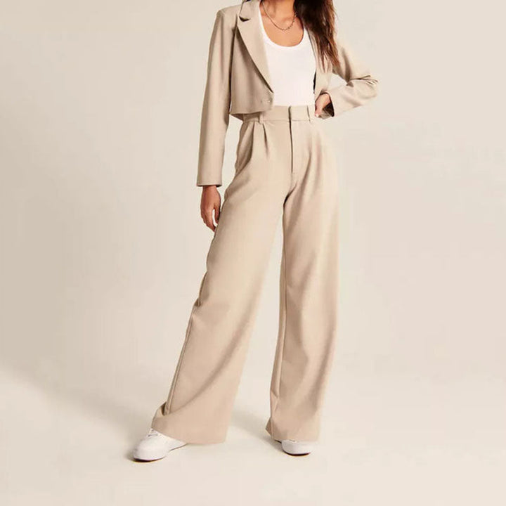 Pantaloni eleganti a gamba larga da donna - stile e comfort per tutti i giorni