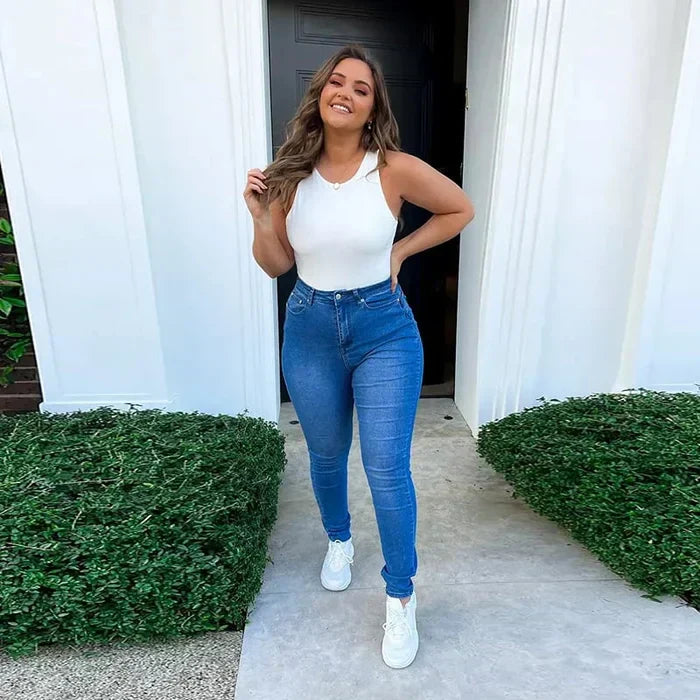 Jeans slim fit da donna per un look elegante e alla moda