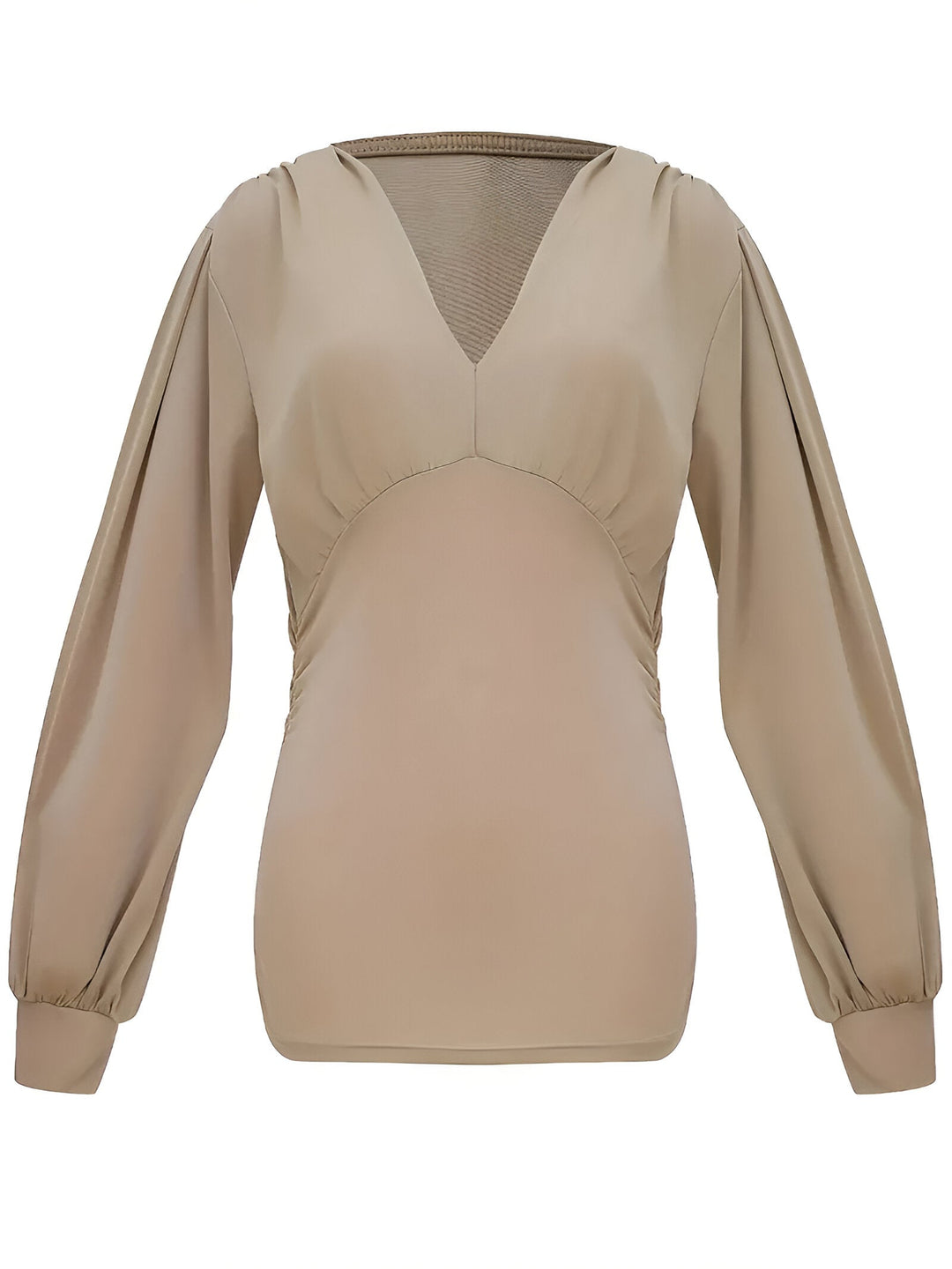 Caylee - Elegante Casual Blouse met Speelse Lantaarnmouwen
