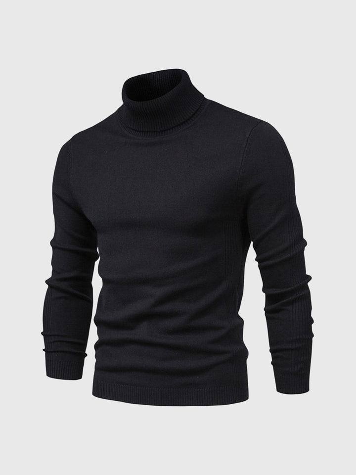 Confortevole maglione dolcevita lavabile da uomo - stile e comfort per tutti i giorni
