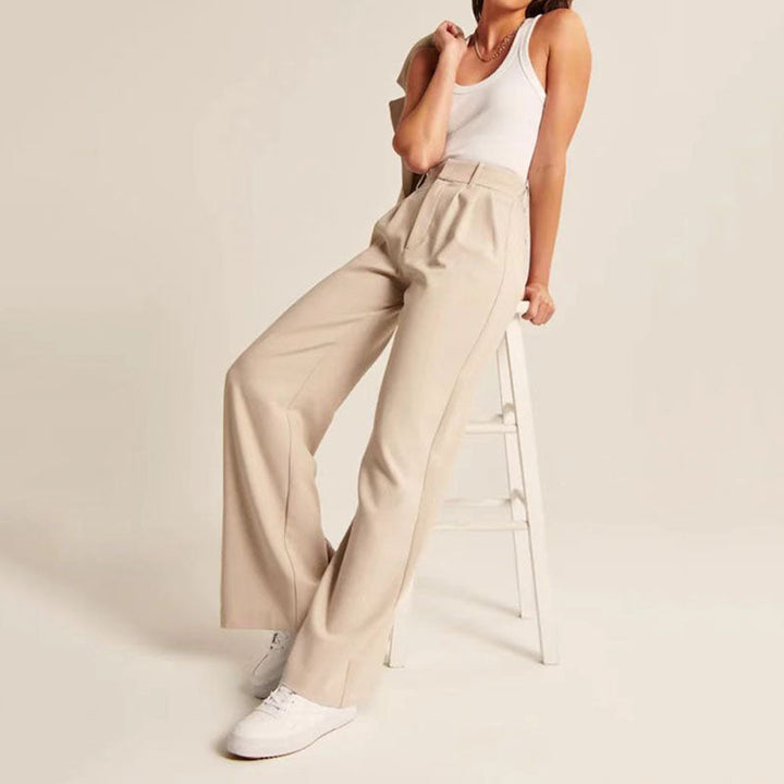 Pantaloni eleganti a gamba larga da donna - stile e comfort per tutti i giorni
