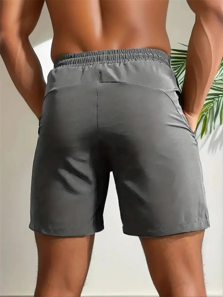 Pantaloni sportivi VIQA da uomo - Pantaloni fitness ad asciugatura rapida, leggeri e confortevoli con coulisse regolabile per gli sport estivi