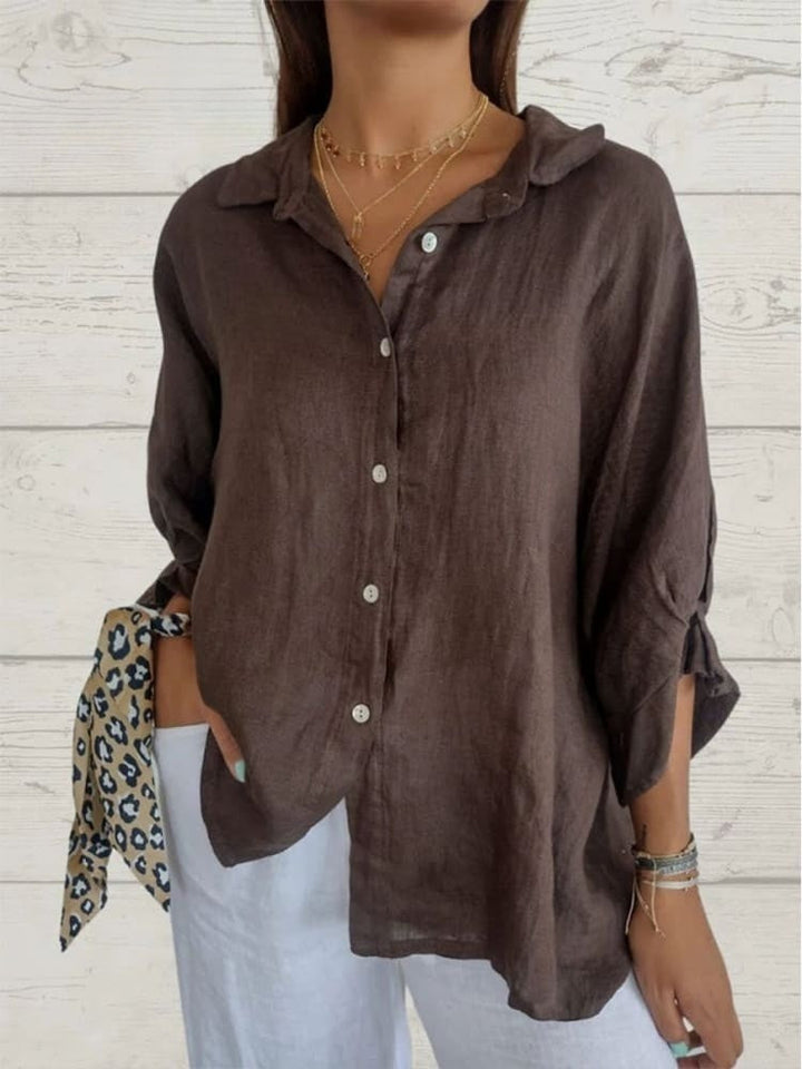 Sophie - Elegante Linnen Blouse voor Dames