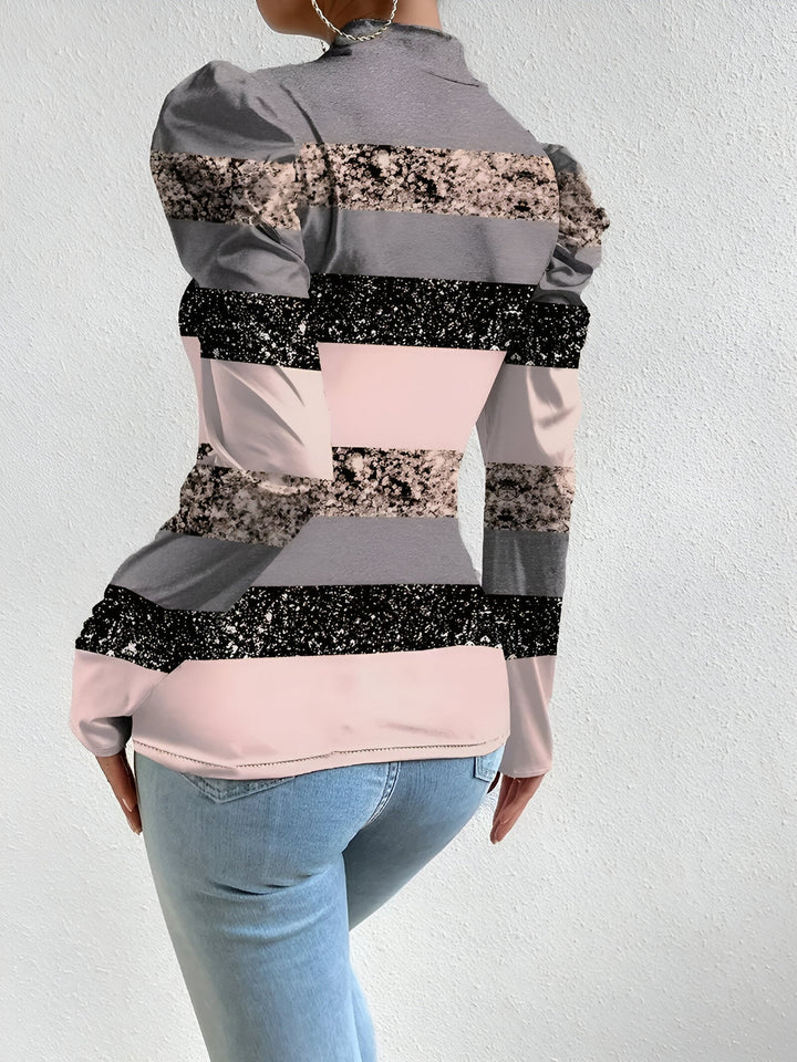 Charelle - Stijlvolle Bloes met Prachtige Bloemenprint