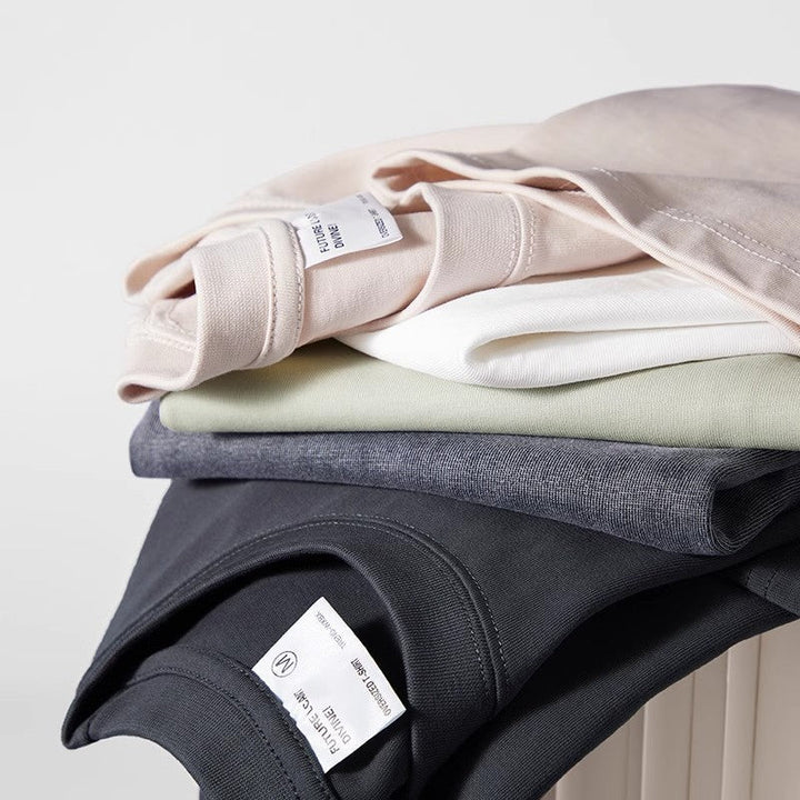 Confortevole t-shirt da uomo in cotone a maniche corte, ideale per l'abbigliamento di tutti i giorni