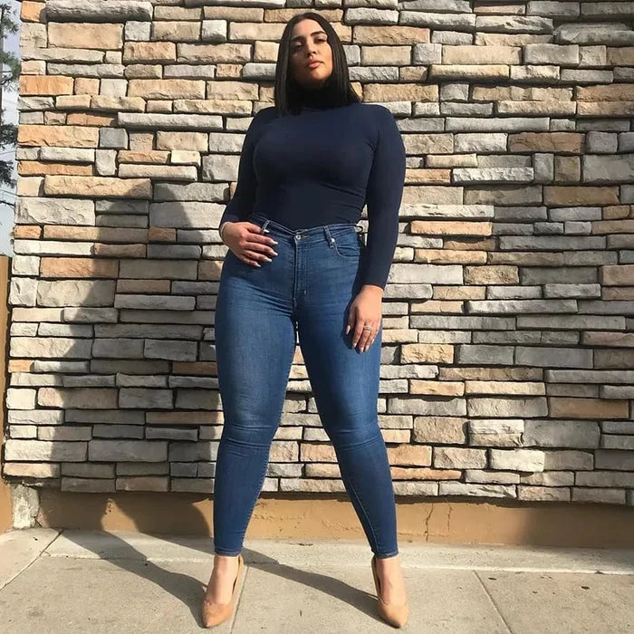 Jeans slim fit da donna per un look elegante e alla moda
