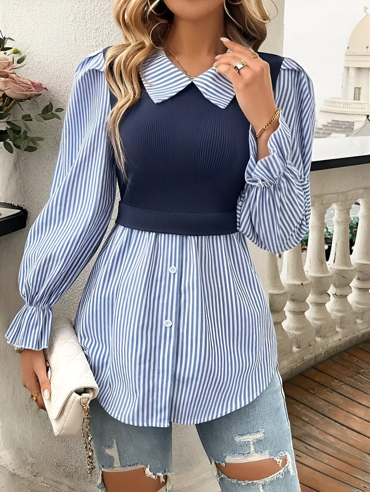 Caprice - Elegant Gestreepte Blouse voor een Trendy Look