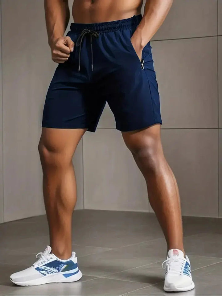 Pantaloni sportivi VIQA da uomo - Pantaloni fitness ad asciugatura rapida, leggeri e confortevoli con coulisse regolabile per gli sport estivi