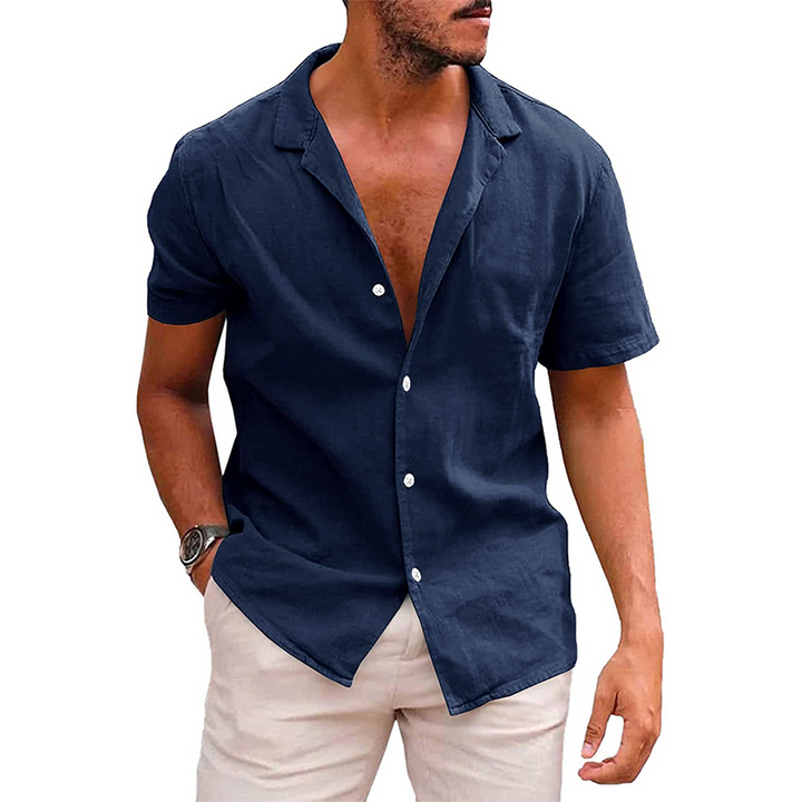 Camicia da uomo estiva e casual per giornate comode e disinvolte