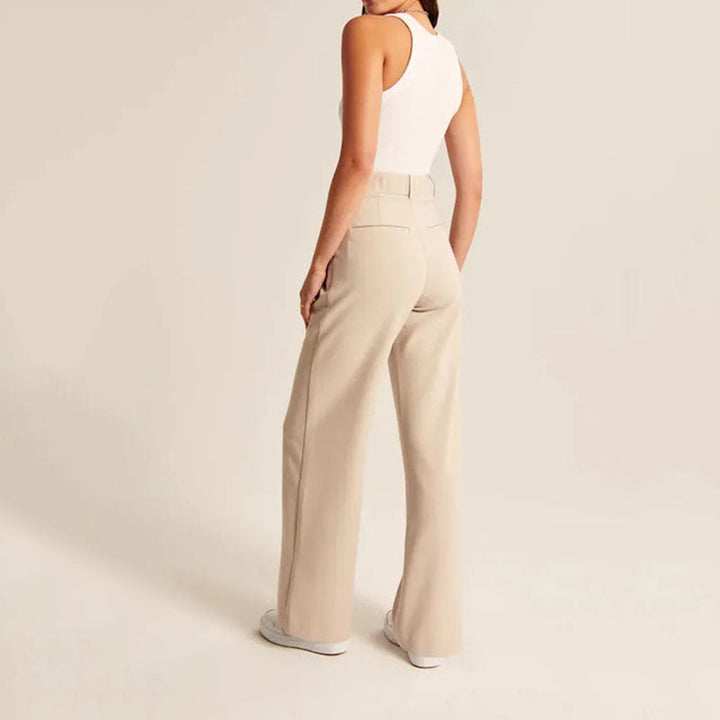 Pantaloni eleganti a gamba larga da donna - stile e comfort per tutti i giorni