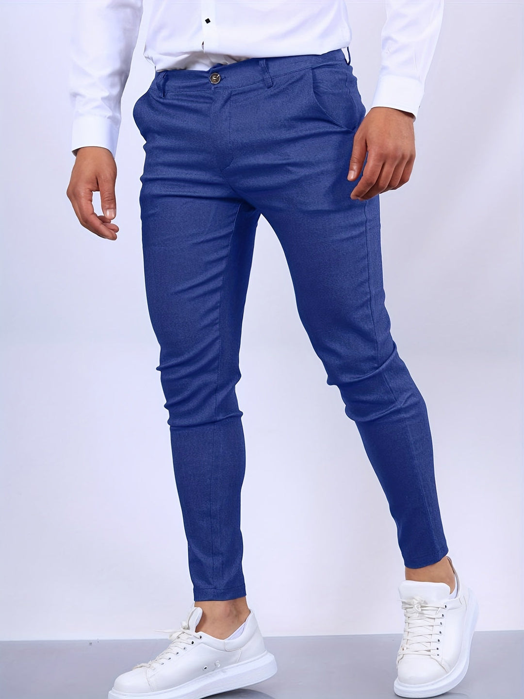 Eleganti pantaloni slim fit da uomo - design moderno ed elegante per un look unico