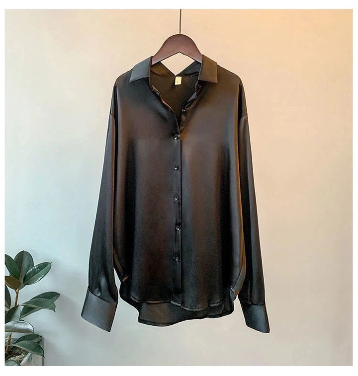 Elegante polo da donna a maniche lunghe - eleganza e comfort per tutti i giorni