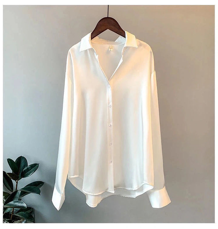 Elegante polo da donna a maniche lunghe - eleganza e comfort per tutti i giorni