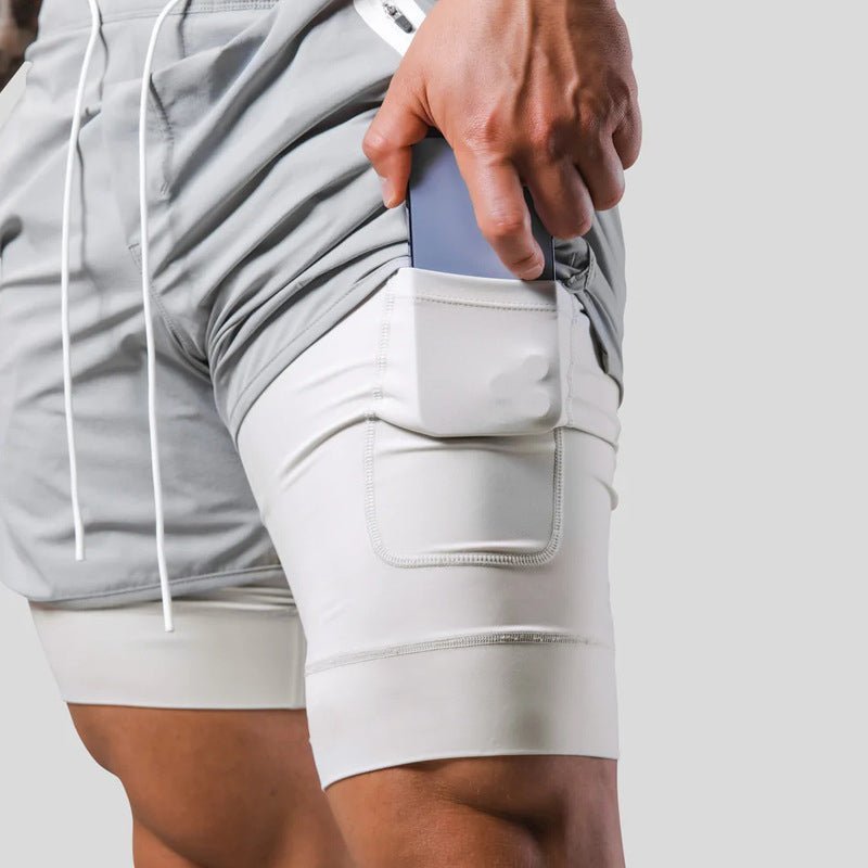 Versatili pantaloncini da uomo 2 in 1 per lo sport e l'allenamento - massime prestazioni e comfort durante l'attività