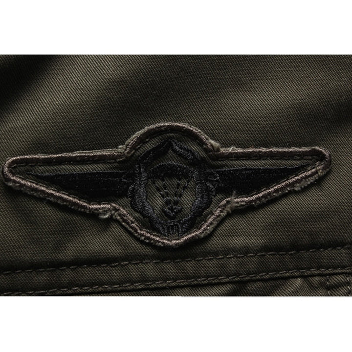 Elegante giacca da moto da uomo con maniche lunghe e moderna chiusura a zip