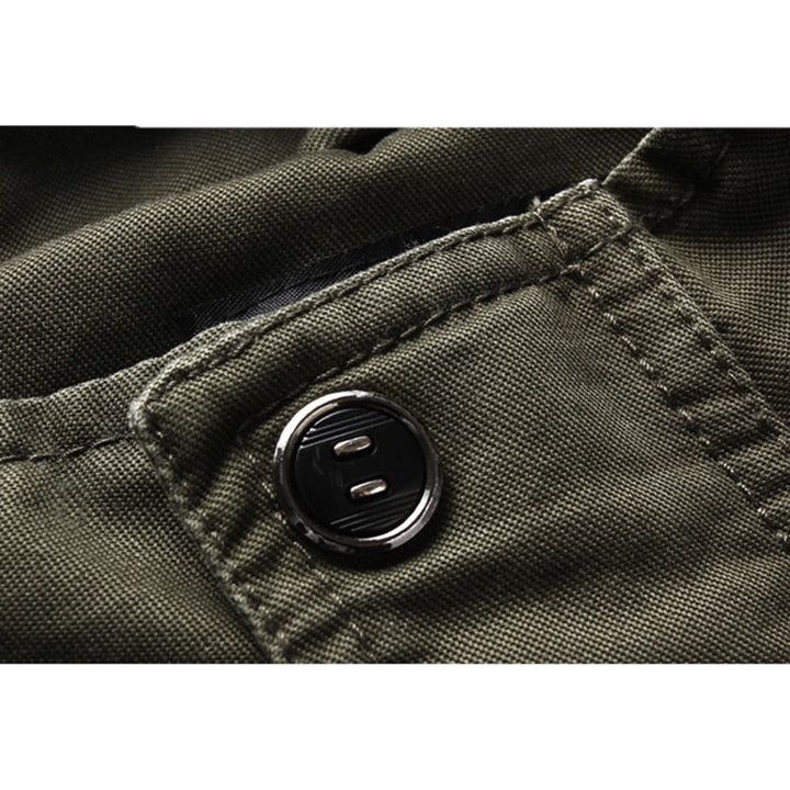 Elegante giacca da moto da uomo con maniche lunghe e moderna chiusura a zip