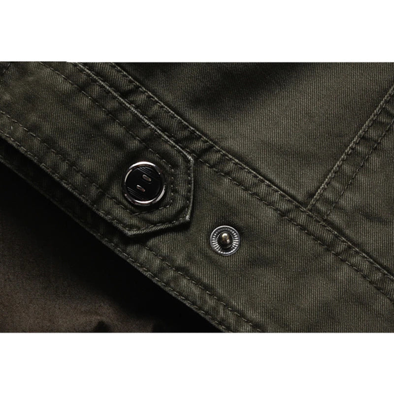 Elegante giacca da moto da uomo con maniche lunghe e moderna chiusura a zip