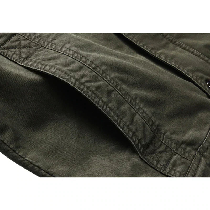 Elegante giacca da moto da uomo con maniche lunghe e moderna chiusura a zip