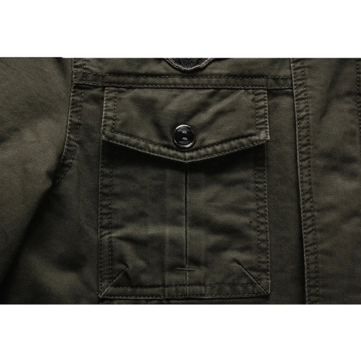 Elegante giacca da moto da uomo con maniche lunghe e moderna chiusura a zip