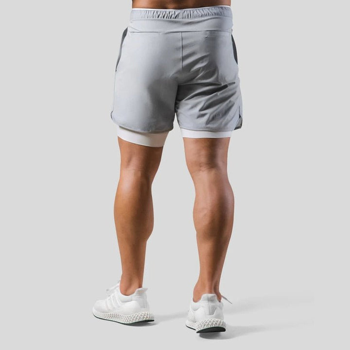 Versatili pantaloncini da uomo 2 in 1 per lo sport e l'allenamento - massime prestazioni e comfort durante l'attività