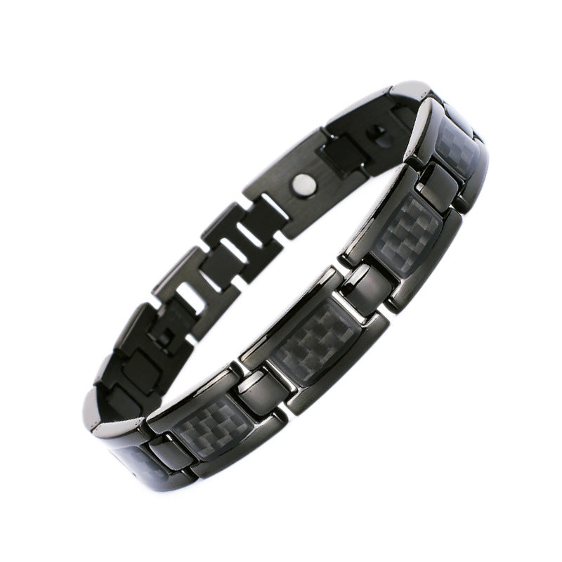 Bracciale da uomo in titanio resistente ed elegante - un accessorio elegante per gli uomini che apprezzano i classici