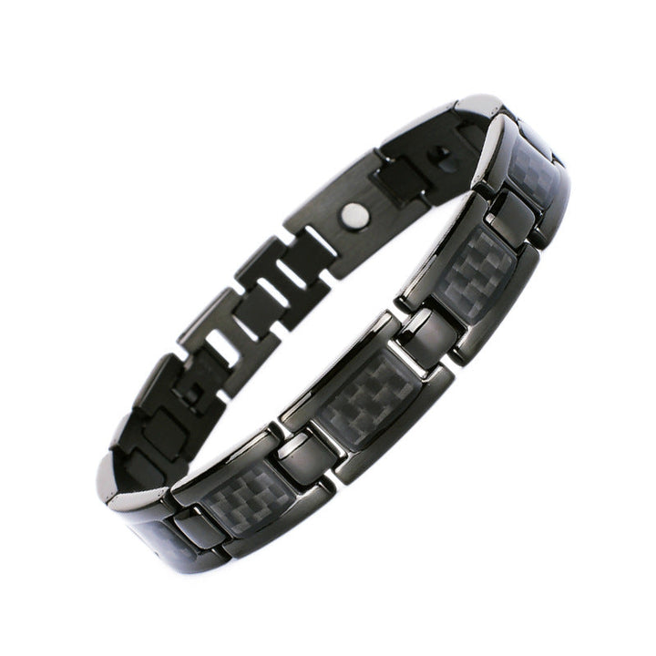 Bracciale da uomo in titanio resistente ed elegante - un accessorio elegante per gli uomini che apprezzano i classici