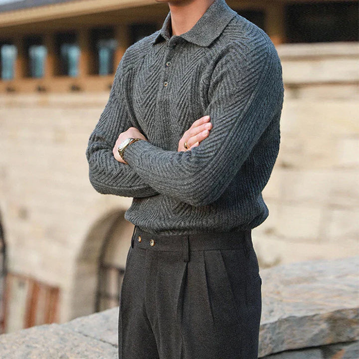 Elegante e confortevole maglione invernale da uomo con vestibilità rilassata per il massimo calore e comfort