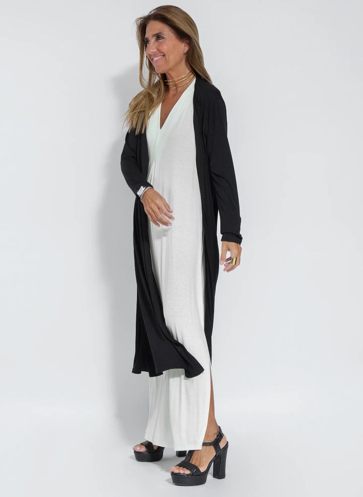 <div>Elegante Vestito Lungo con Set di Gilet Stylish di Kate</div>