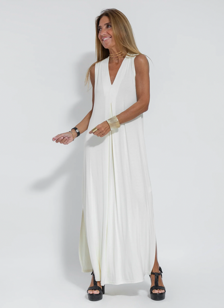 <div>Elegante Vestito Lungo con Set di Gilet Stylish di Kate</div>