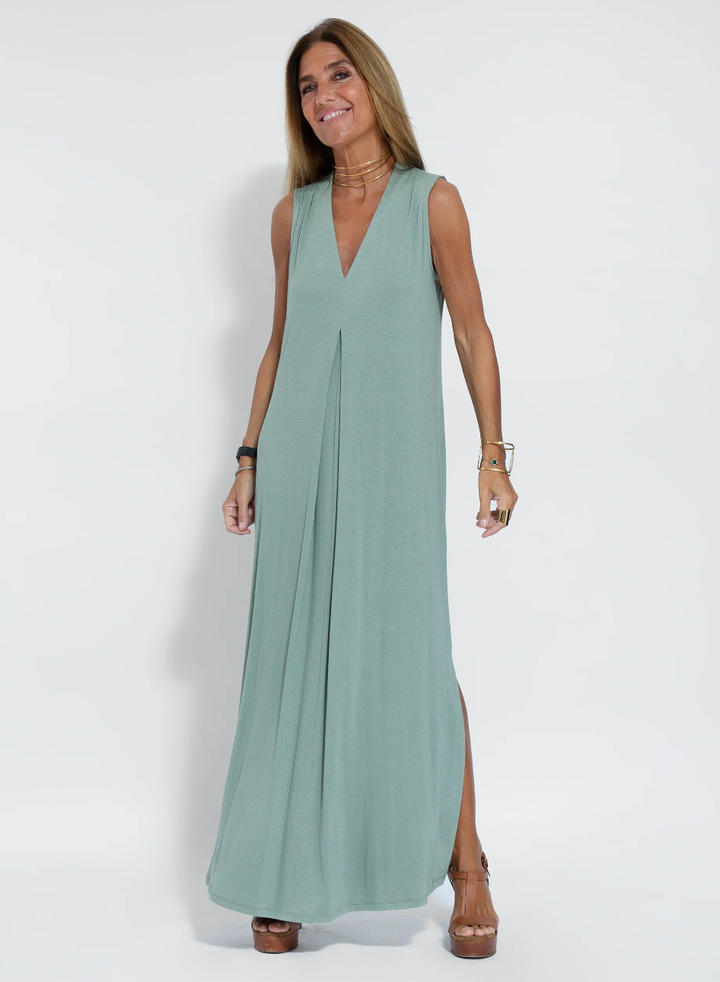 <div>Elegante Vestito Lungo con Set di Gilet Stylish di Kate</div>