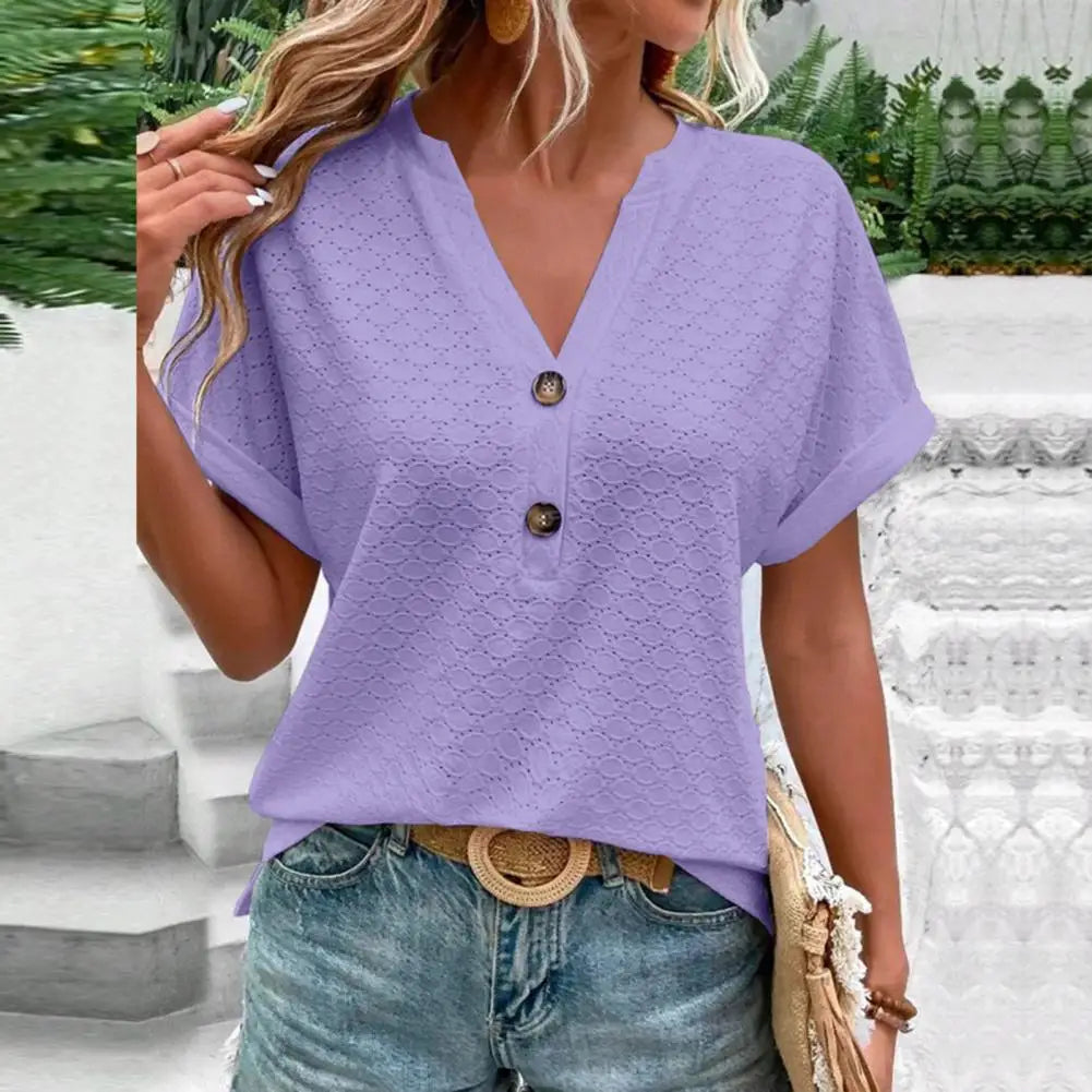 Elegante top da donna con scollatura a punta - un'aggiunta elegante e alla moda a qualsiasi guardaroba