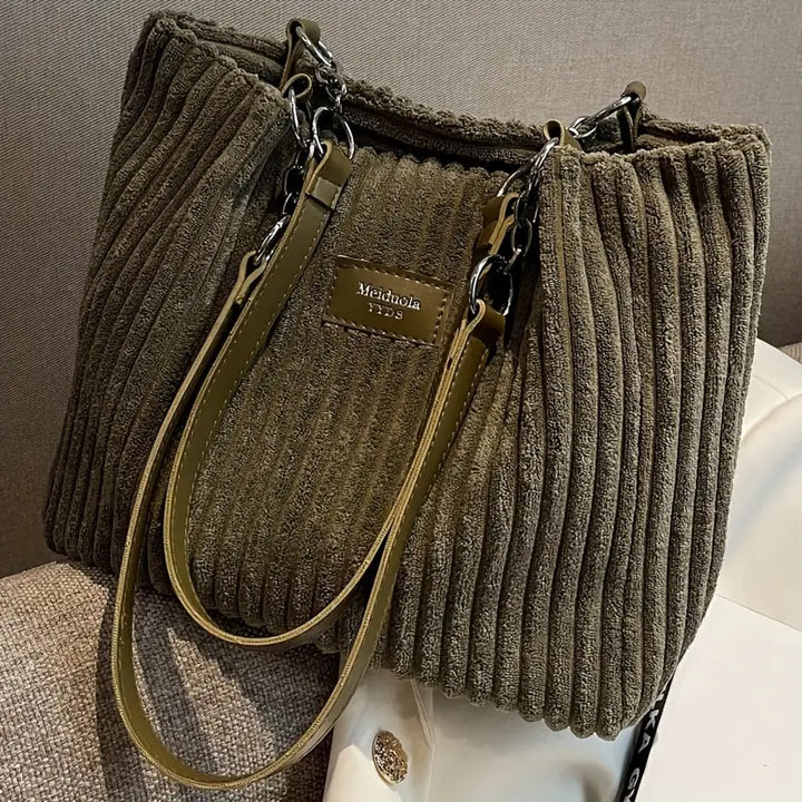 Monica™ – Borsa a tracolla in velluto a coste