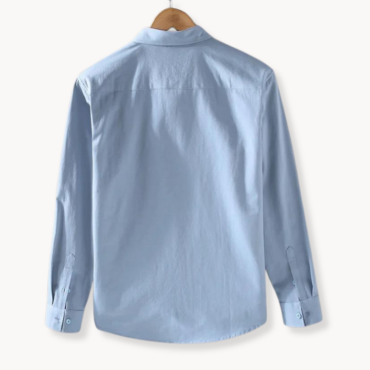 Camicia casual elegante da uomo in cotone naturale - una scelta classica ed elegante per gli uomini che apprezzano il buon gusto