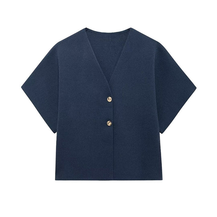 Top in maglia a V elegante di Claribel