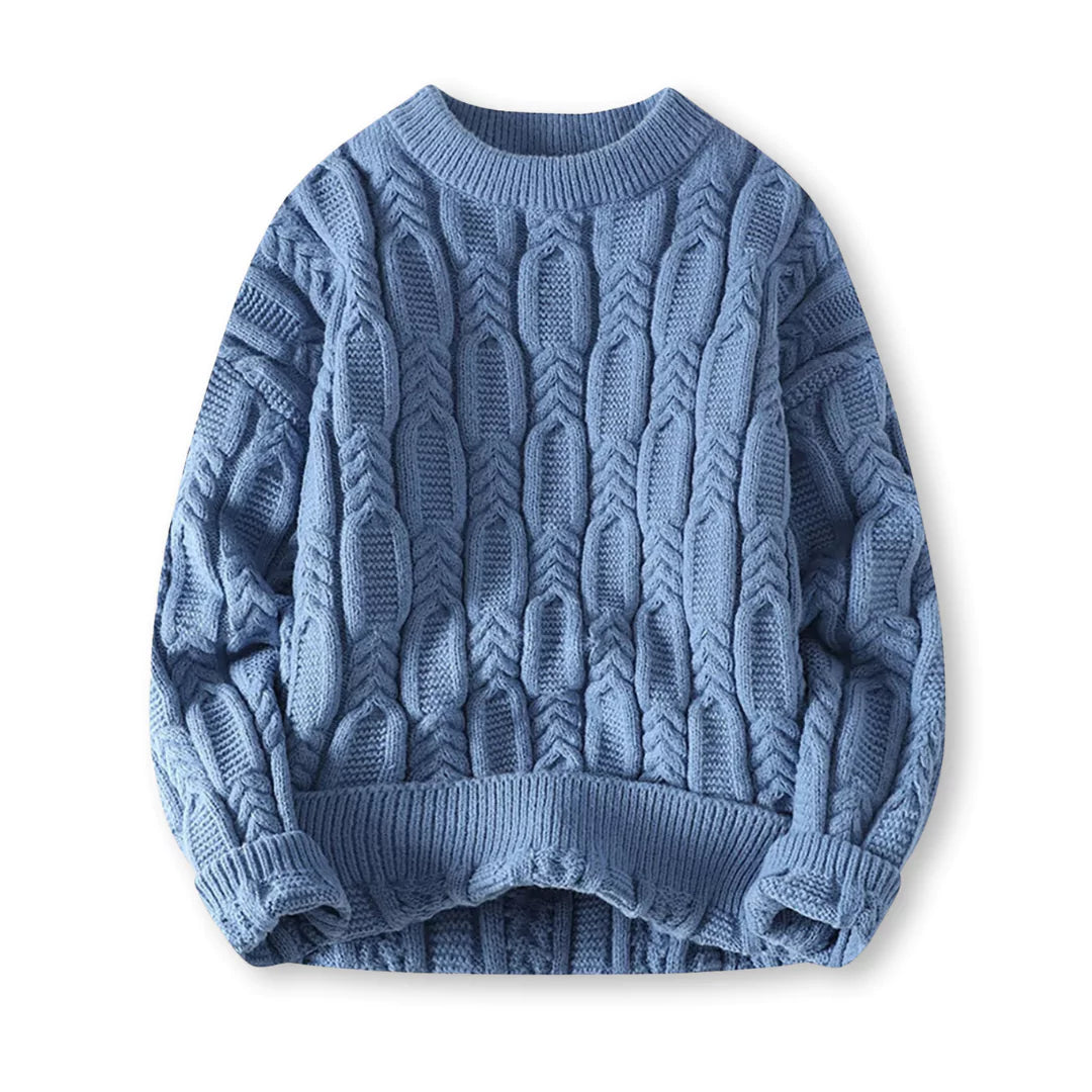 Elegante maglione da uomo in maglia - elegante, caldo e versatile per ogni occasione