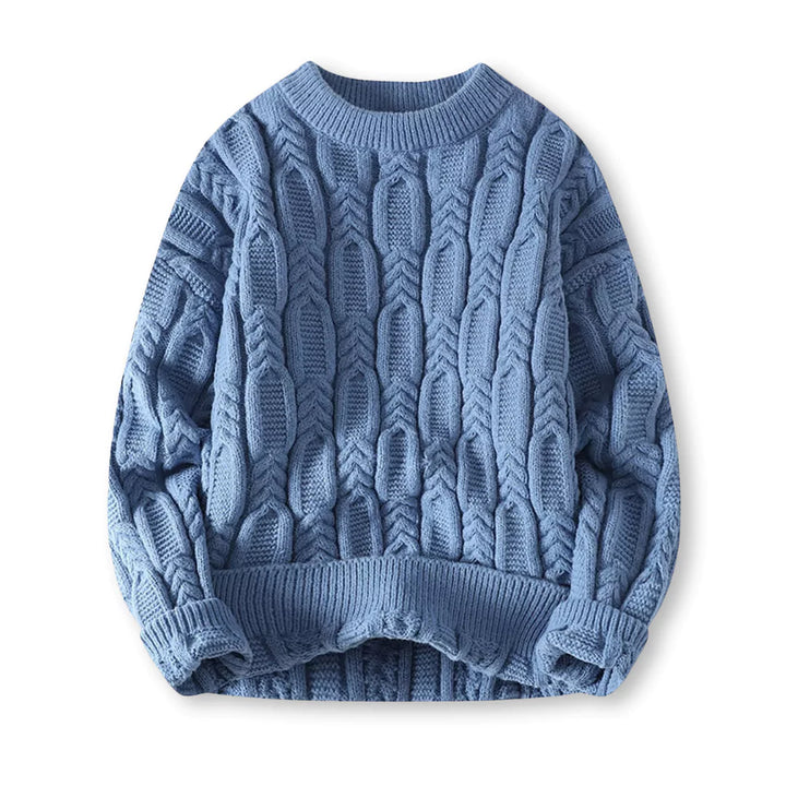 Elegante maglione da uomo in maglia - elegante, caldo e versatile per ogni occasione