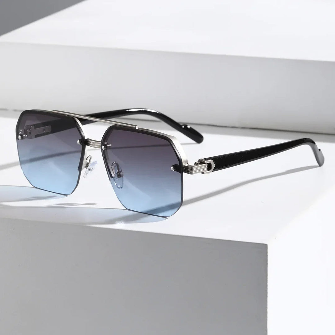 Moderna e geometrica Sonnenbrille per bambini per un look elegante