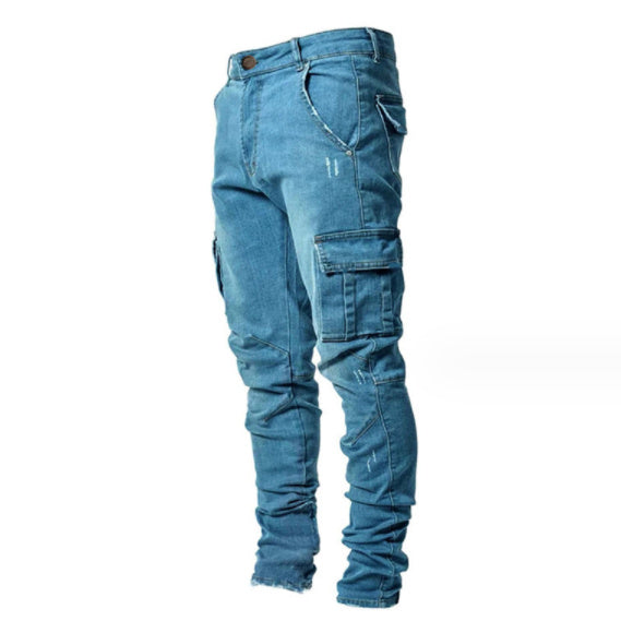 Pantaloni da uomo comodi e resistenti con tasche laterali per il massimo comfort quotidiano