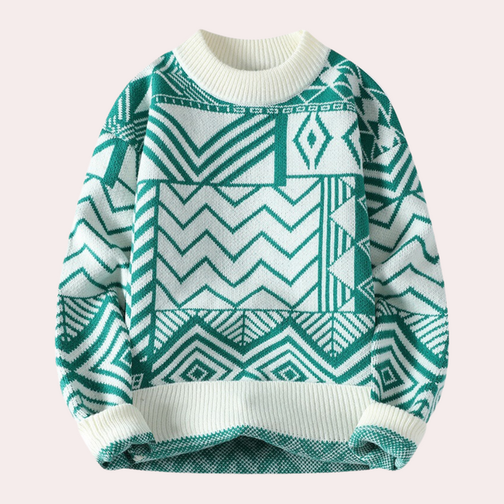 Esclusivo maglione da uomo in materiali pregiati