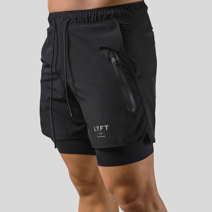 Versatili pantaloncini da uomo 2 in 1 per lo sport e l'allenamento - massime prestazioni e comfort durante l'attività