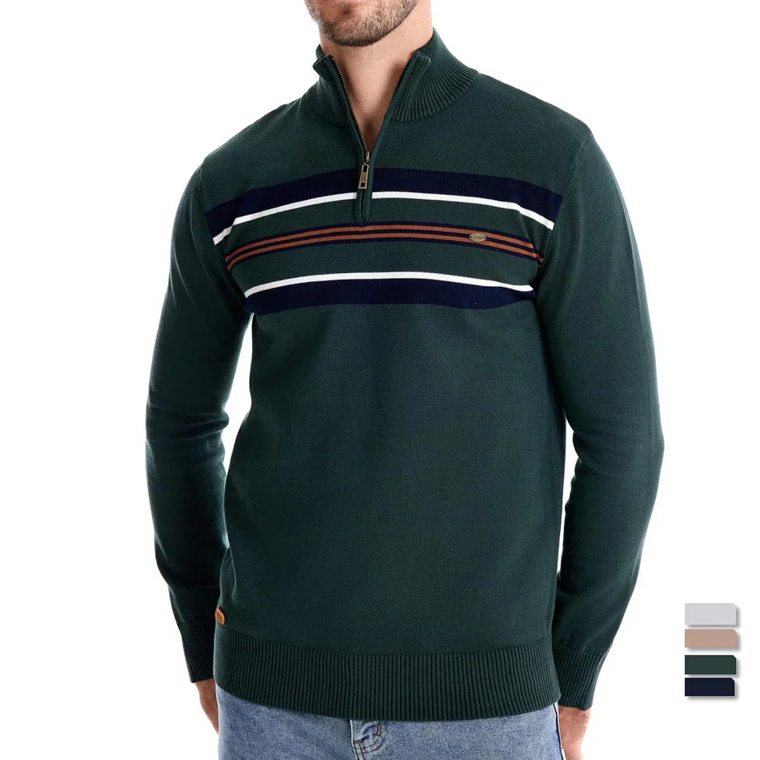 Moderna maglia da uomo con zip: una scelta elegante e di classe