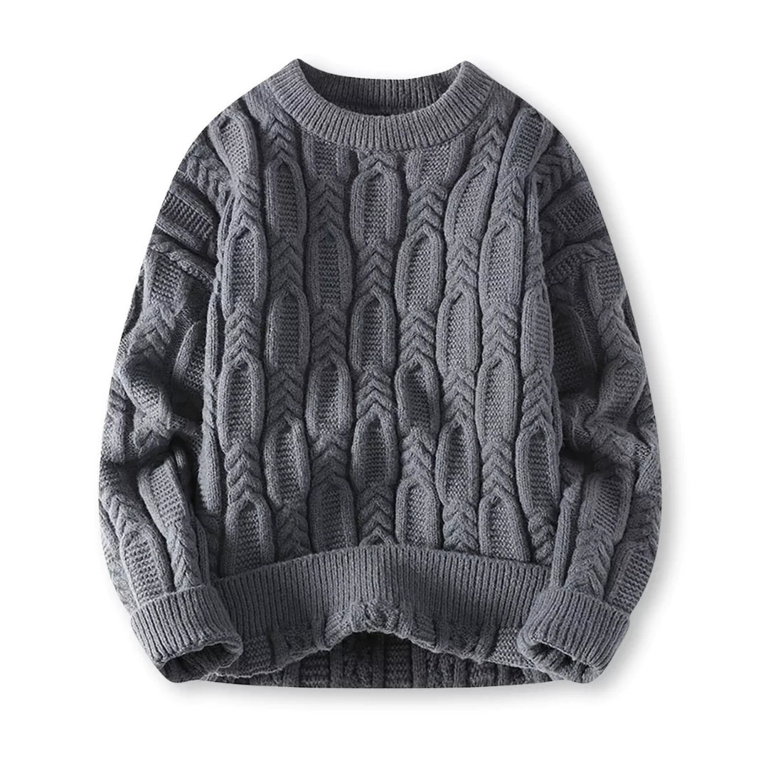 Elegante maglione da uomo in maglia - elegante, caldo e versatile per ogni occasione