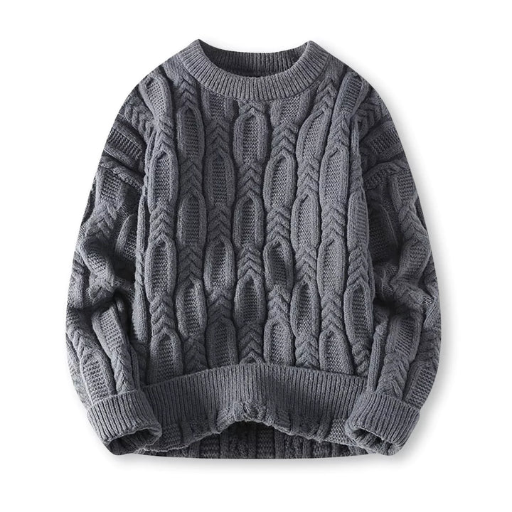 Elegante maglione da uomo in maglia - elegante, caldo e versatile per ogni occasione