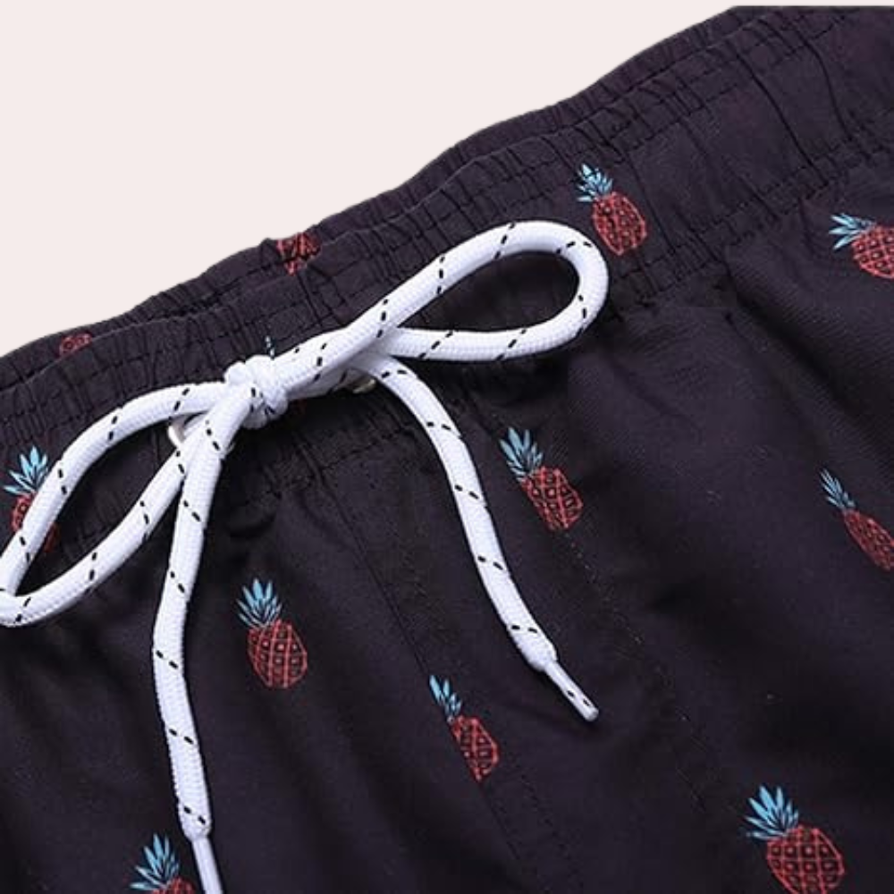 Pantaloncini estivi da uomo alla moda con stampa e coulisse - comfort e look alla moda per tutti i giorni!