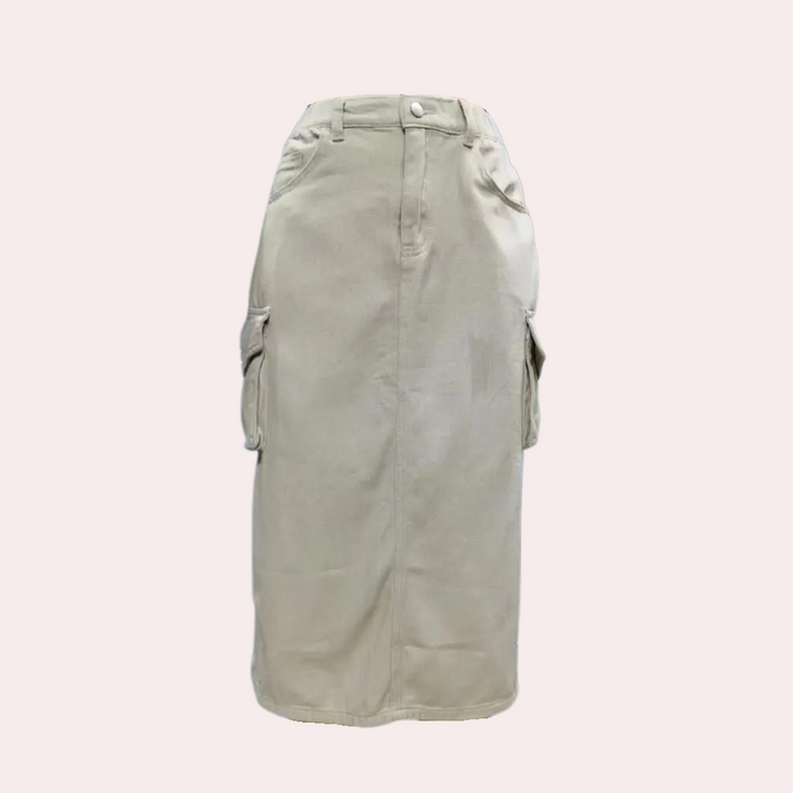 Stijlvolle Retro Dame Cargo Rok - Emma per l'eleganza e il comfort