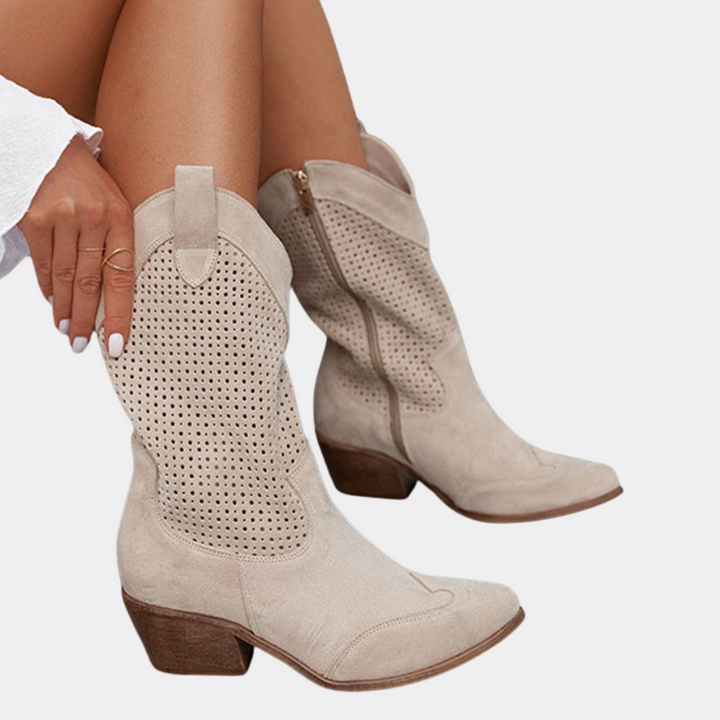 Stivali da cowboy da donna ariosi per il massimo comfort