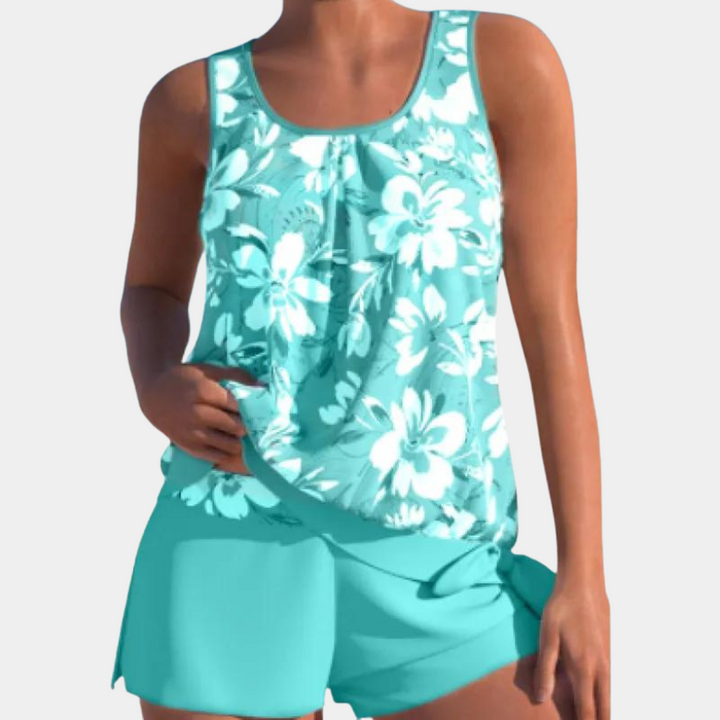 Alice | Ensemble Tankini Floral Élégant pour un Style Frais et Chic