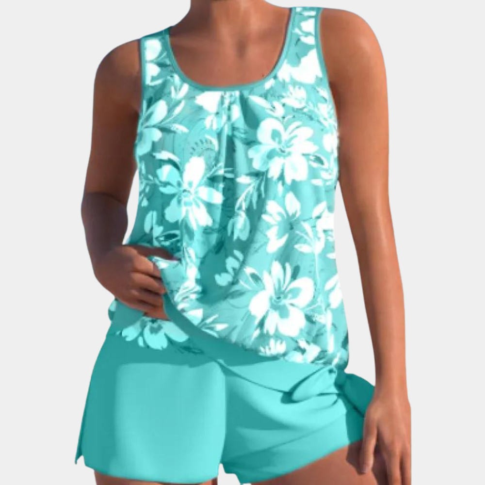 Alice | Ensemble Tankini Floral Élégant pour un Style Frais et Chic
